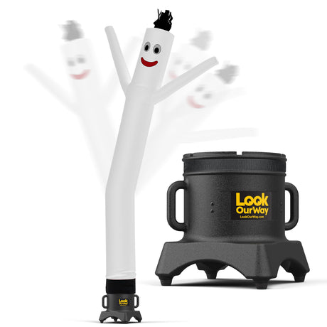 LookOurWay Air Dancers Wacky Waving Inflatable Tube Man Set - 10 Feet Tall Inflatable Dancing Man with Blower - Red