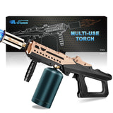 Powerful Grill Torch Gun | Propane Torch Gun, Adjustable Flamethrower | Blowtorch for BBQ, Camping, Charcoal Lighter & Fire Starter, 800,000BTU