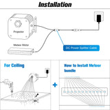 CHINLY Two-Color 1000pcs Twinkle Starlight Headliner Kit 1000 Piece Star Lights for Car,13.1ft Car Star Lights,APP RGBW Fiber Optic Lights Starlights Headliner Kit for Home Theater