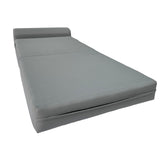 D&D Futon Furniture Sleeper Chair Folding Bed, Studio Sofa Guest Folded Mattress, High Density Foam (70 x 24 x 6, Navy Blue)
