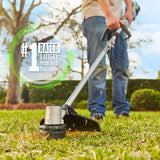 EGO Power+ ST1502SA 15-Inch 56-Volt Cordless String Trimmer with Rapid Reload and Split Shaft 2.5Ah Battery and Charger Included, Black