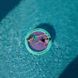 Round Floating Ring Inflatable Water Hammock Heavy Duty River Floats Lake Raft for Adults Tanning Pool Lounger Float Island Platform Pad Mat for Party