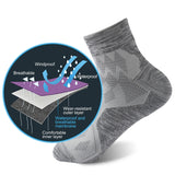RANDY SUN Waterproof Socks, Unisex Hiking Wading Trail Running Kayaking Crew Socks