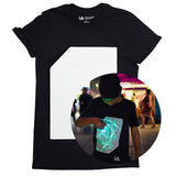 Illuminated Apparel Original Interactive Glow in The Dark T-Shirt - Fun for Birthday Parties & Festivals