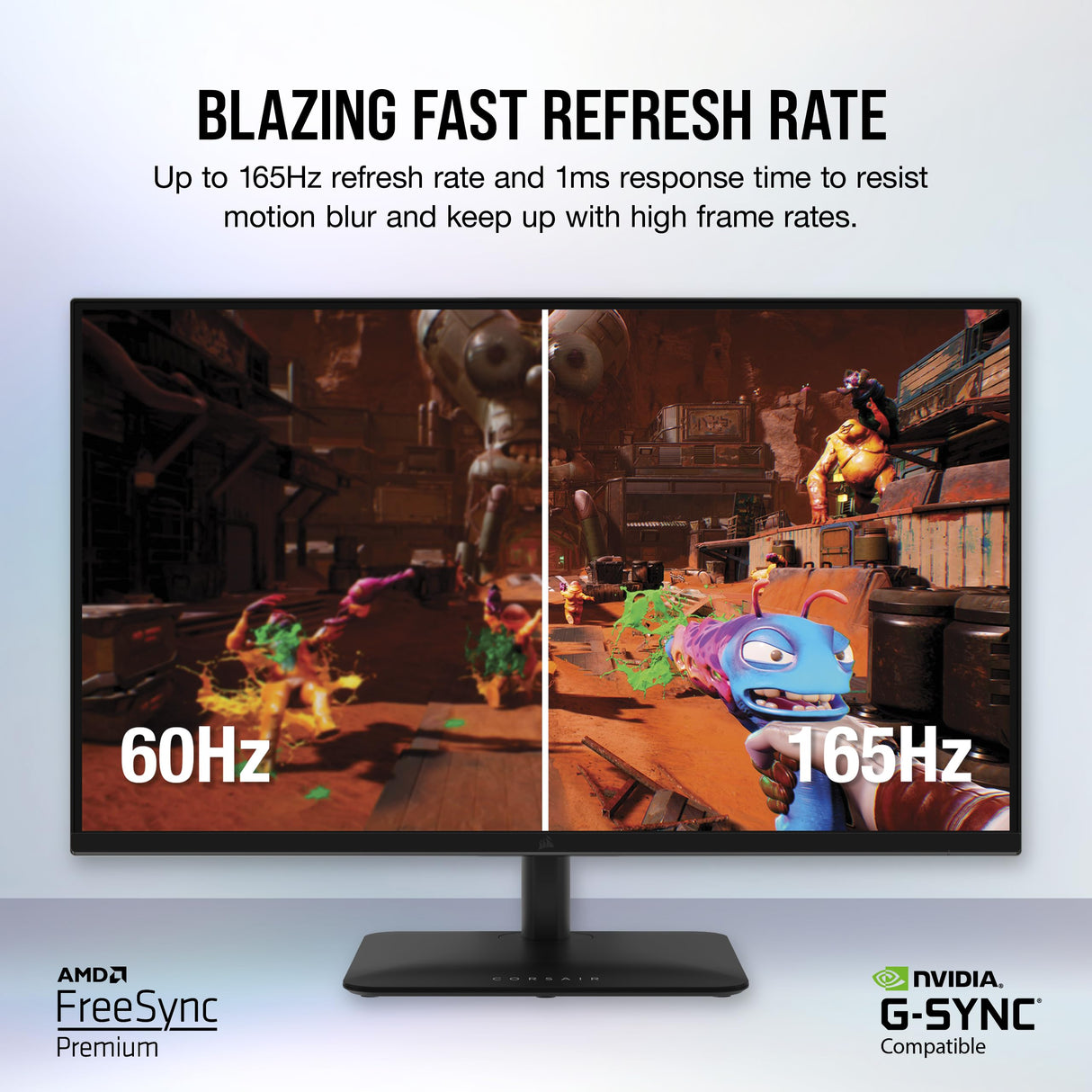 Corsair 45-Inch 240Hz OLED Gaming Monitor - 3440x1440, 0.03ms Response, G-SYNC/FreeSync Compatible