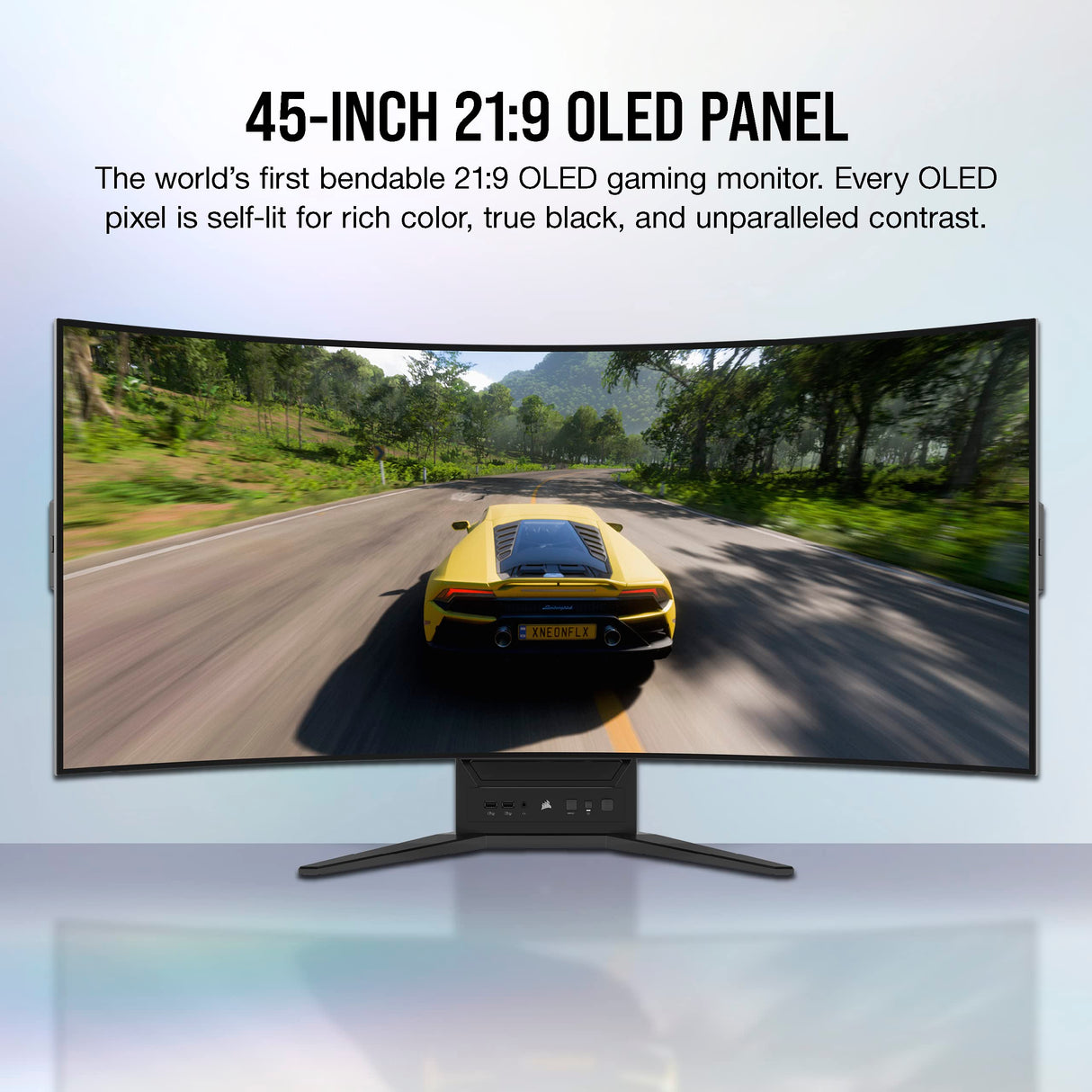 Corsair 45-Inch 240Hz OLED Gaming Monitor - 3440x1440, 0.03ms Response, G-SYNC/FreeSync Compatible