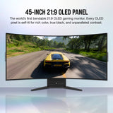 Corsair 45-Inch 240Hz OLED Gaming Monitor - 3440x1440, 0.03ms Response, G-SYNC/FreeSync Compatible