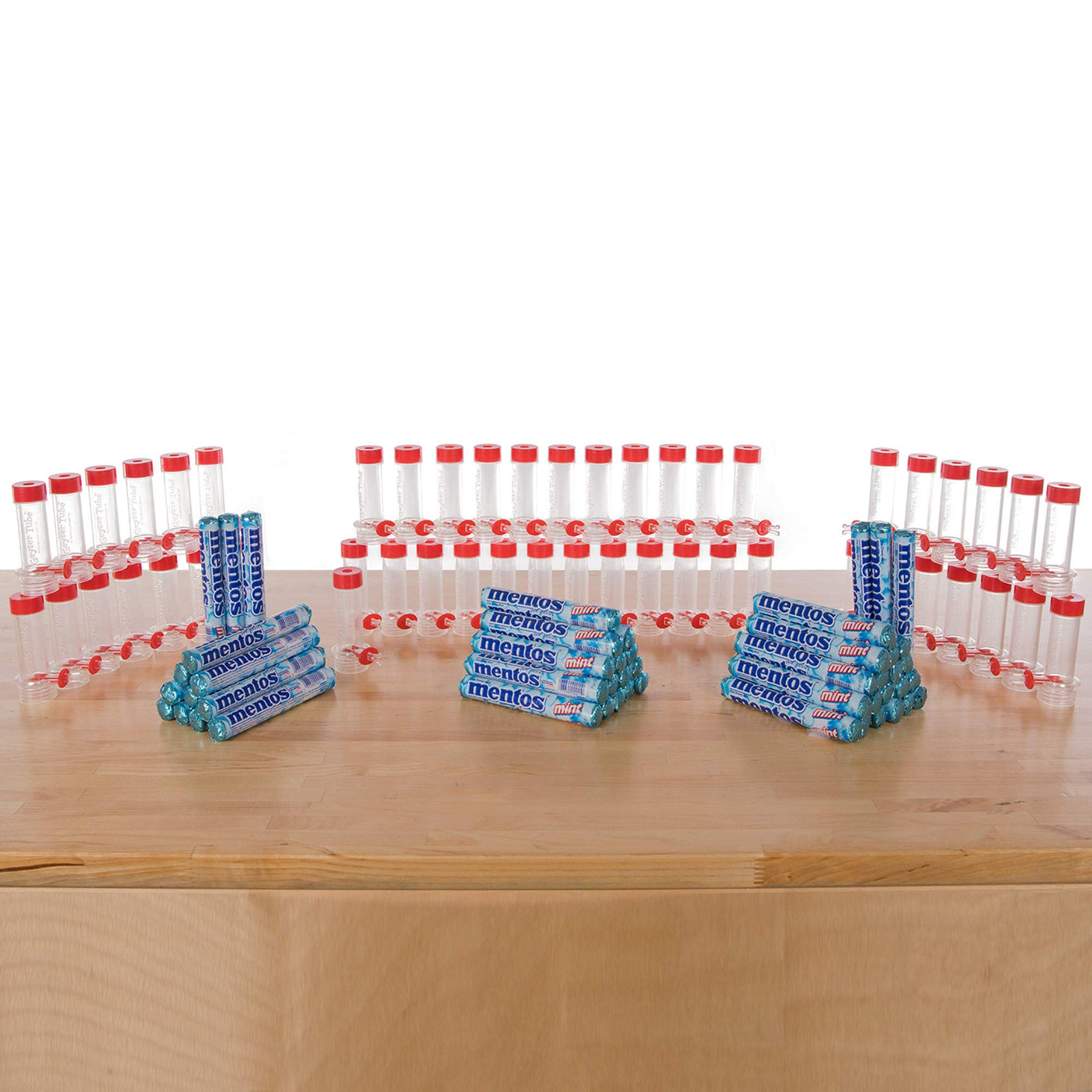 Steve Spangler Science Extreme Geyser Tube - Science Kit for Kids - Mentos & Soda Lab Experiment - Includes Tube, Candy, & Unique Spray Caps - Chemistry Magic - Classroom STEM Project