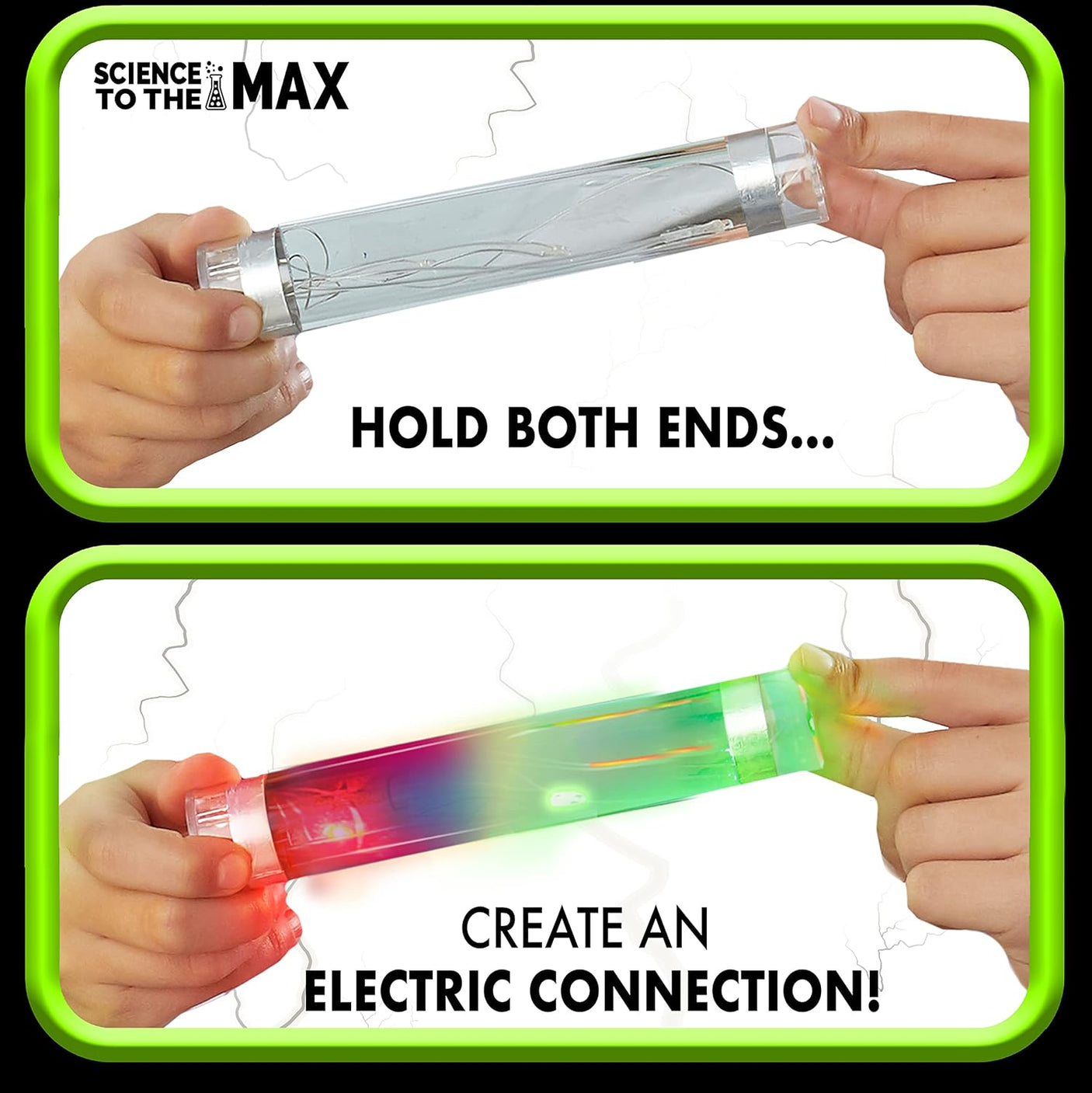 Hands On Lightning Rod - Educational Science Toys for Boys and Girls - Learn Science of Electricity and Circuits - Human Electricity Conductor