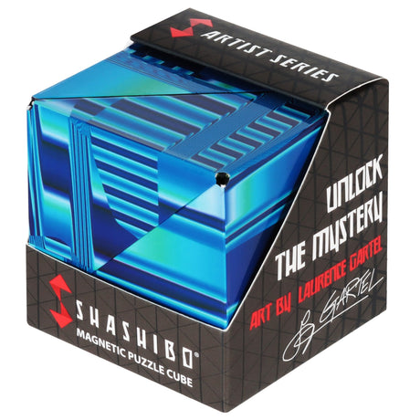 SHASHIBO Holographic Shape Shifting Box - STEM Magnetic Fidget Cube That Transforms Into Over 70 Shapes, Download Fun in Motion Toys Mobile App (Vapor)