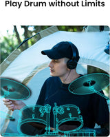 AeroBand Electronic Drum Set PocketDrum2 MAX（2025 Version）, Air Drum Sticks & Pedals & Bluetooth Adapter, Play Drum Anywhere Anytime, 8 Tones and USB Midi Teens Adult Drummer Gift (Earphone Included)