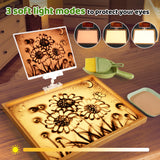 Light Table for Kids-Sand Painting Light Box Sand Art Kits Light Table Toys for Boys and Girls, 16" (Blue)