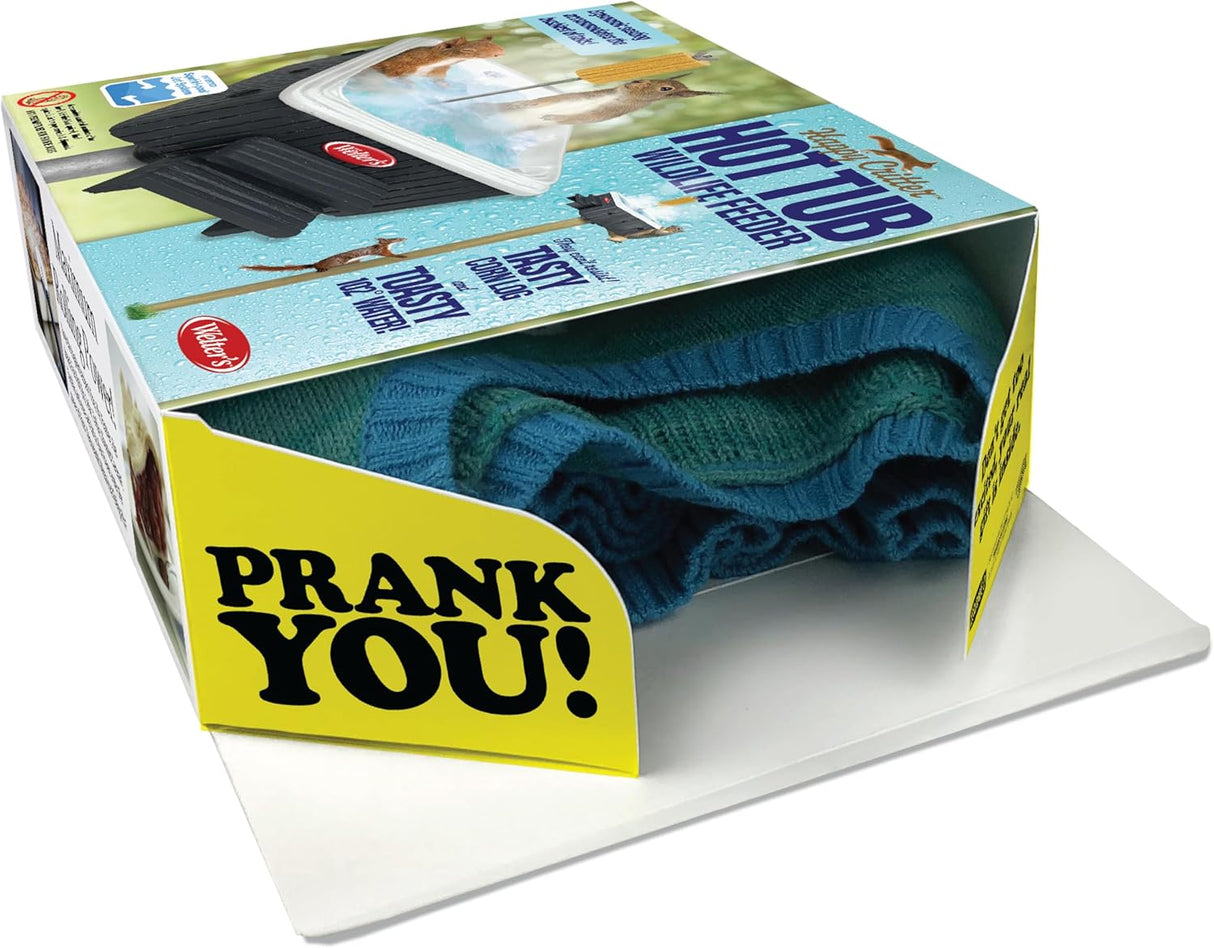 Prank-O Gift Box, Squirrel Hot Tub, Gag Gift Box for The Holidays, Empty Box to Wrap Presents, Secret Santa and White Elephant Gag Gifts, Gag Gift Boxes for Christmas