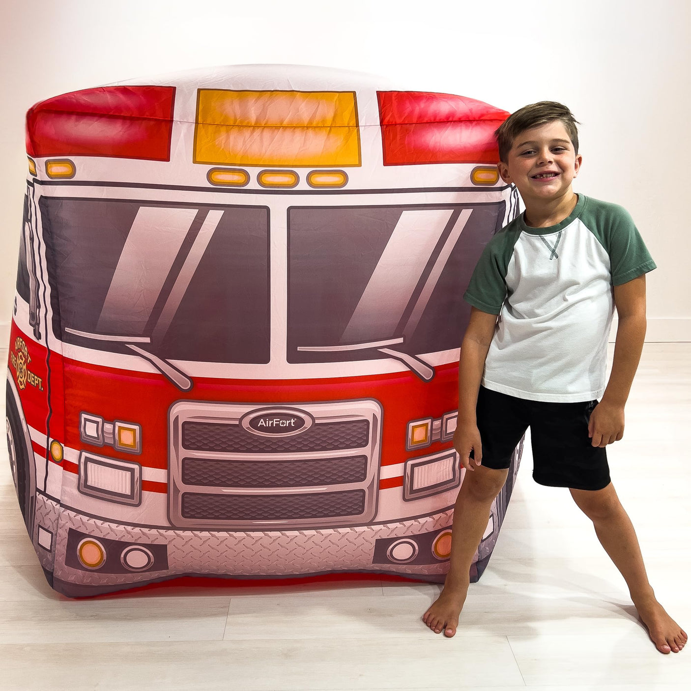 The Original Patented AirFort - Build A Fort in 30 Seconds, Inflatable Fort for Kids, Play Tent for 3-14 Years, A Playhouse Where Imagination Runs Wild, Fan not Included (Starry Night)