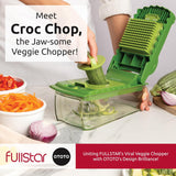 fullstar NEW Fullstar X OTOTO Croc Chop Vegetable Chopper & Slicer - Multifunctional Food Chopper, Crocodile Onion Cutter, Cool Kitchen Gadgets & Housewarming Gifts