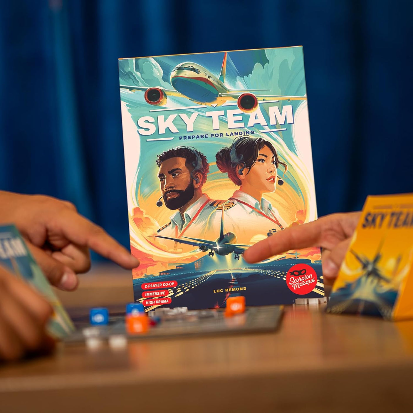 Scorpion Masqué Sky Team | Voted Game of The Year 2024 | Best 2 Player Game | Work Together to Land The Plane | Ages 14+ | 20 Minutes