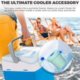 Vacuum Insulated Ice Cream Pint Cooler Keeps Frozen for hours enjoy ice cream anywhere (Stainless Steel)