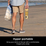 Ninja BC155PS Blast Two-Pack Portable Blender, Cordless, 18oz. Vessel, Personal Blender-for Shakes & Smoothies, BPA Free, Leakproof-Lid & Sip Spout, Rechargeable, Dishwasher Safe Parts, Peach & Stone