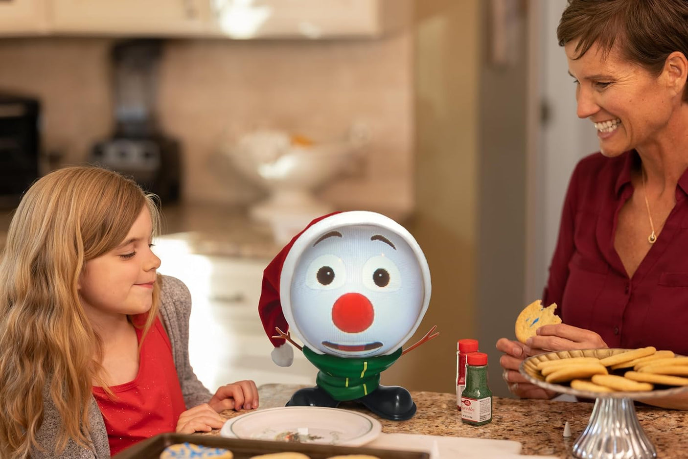 Mr. Chill Talking Animated Snowman with Built in Projector & Speaker Plug'n Play