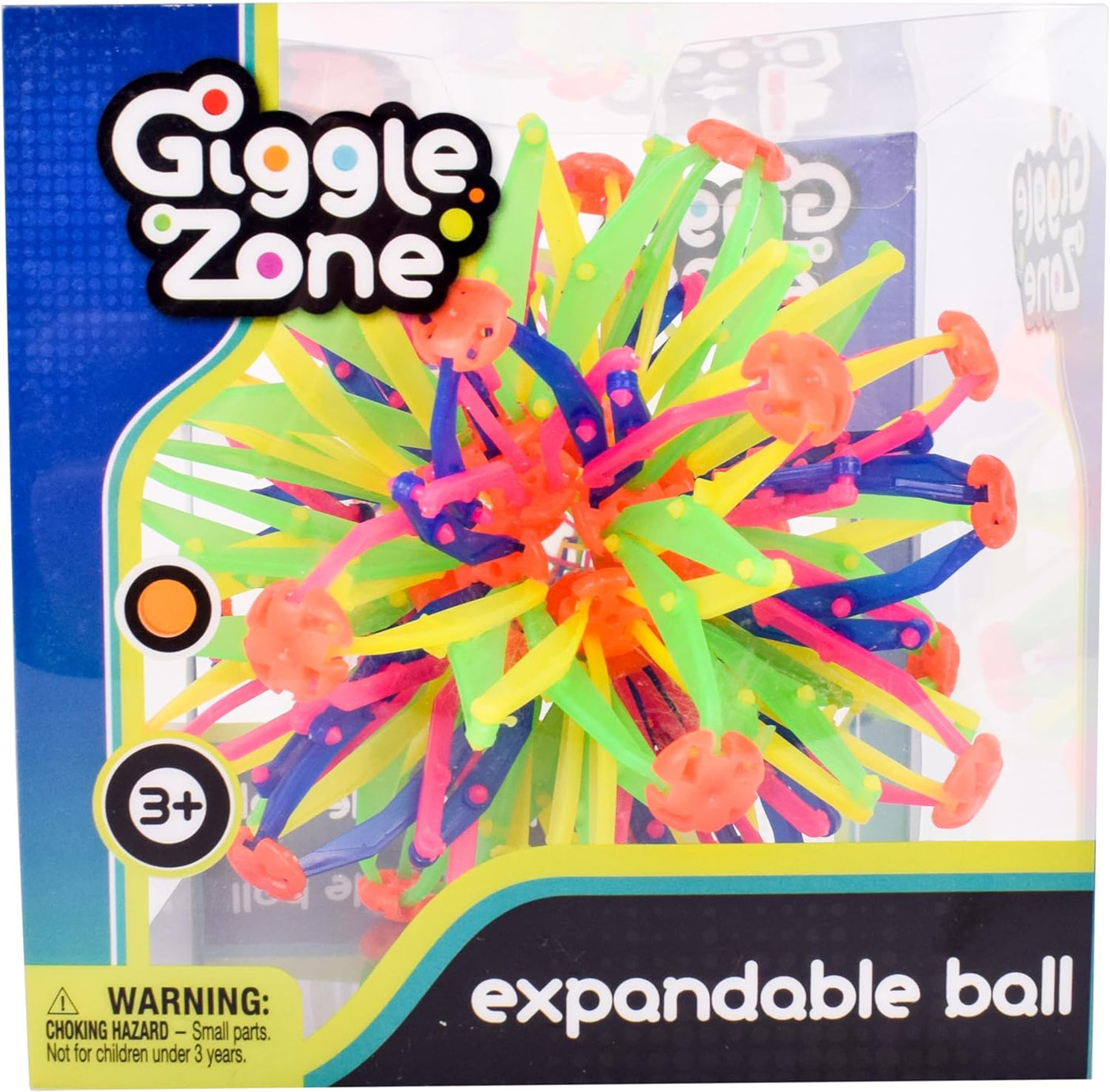 Sunny Days Entertainment Expandable Ball – Breathing Toy Sphere for Kids & Adults – Expands from 6.5’’ to 13"