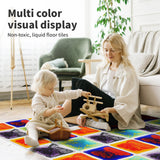 Art3d Liquid Fusion Activity Play Centers for Children, Toddler, Teens, 12" X 12" Pack of 9 Tiles