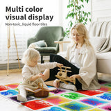 Art3d Liquid Fusion Activity Play Centers for Children, Toddler, Teens, 12" X 12" Pack of 9 Tiles