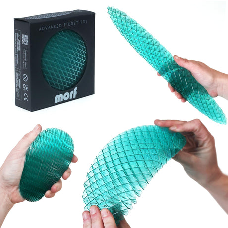 Morf Fidget Worm Toy - Desk Fidgets for Adults - Quiet Worm Fidget Toy Sensory Toys - Fun and Interactive Fidget Toy for Kids - USA Patent Pending Figgy Toys (Unicorn, Small)