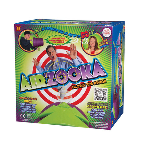 Airzooka Toysmith, Blast A Harmless Ball Of Air Toy, Green, All Ages - Adults Too Small