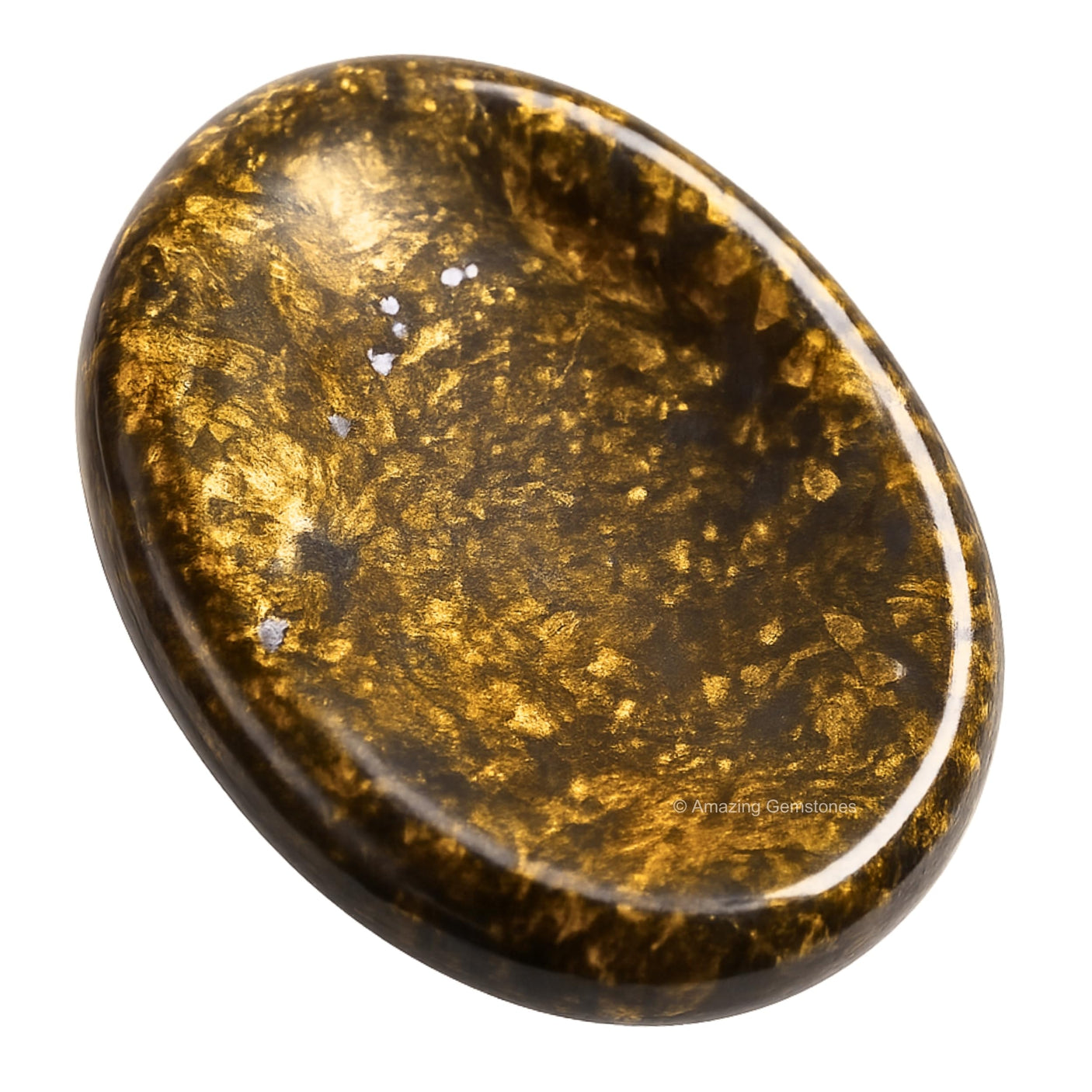 Amazing Gemstone Labradorite Worry Stone, Healing Crystals - Piedra Crystal Fidget for Gift, Meditation, Calming, Relaxation, Stress Relief