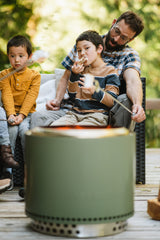 Solo Stove Bonfire with Stand | 19.5" Smokeless Fire Pit, Removable Ash Pan | Portable Stainless Steel Wood Burning Outdoor Fireplace, Ideal for 4–6 People, 21.75 lbs