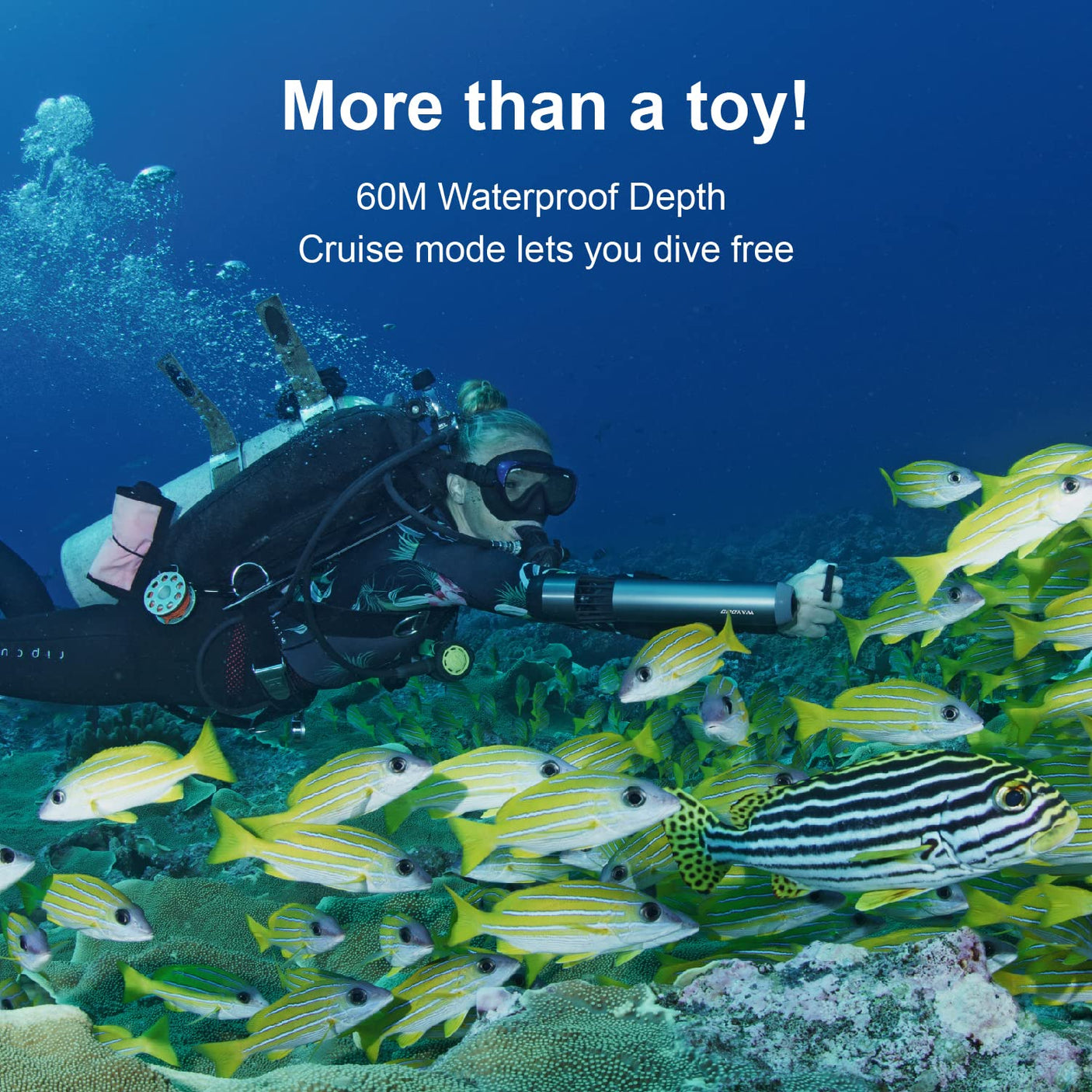 Waydoo Subnado Underwater Scooter Black and Red Special Version