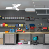 Feit Electric Smart LED Garage Light, RGBW 3 Panel, WiFi 2.4GHz, Screw-in LED Shop Light Bulb, Works with Alexa and Google Home Assistant, E26, 4000 Lumens, Garage Ceiling Light, ADJ4000/RGBW/LED/AG