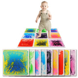 Art3d Liquid Fusion Activity Play Centers for Children, Toddler, Teens, 12" X 12" Pack of 9 Tiles