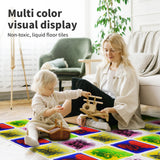 Art3d Liquid Fusion Activity Play Centers for Children, Toddler, Teens, 12" X 12" Pack of 9 Tiles