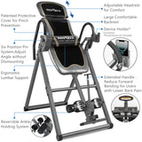 Innova Inversion Table with Adjustable Headrest, Reversible Ankle Holders, and 300 lb Weight Capacity