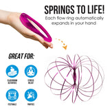 Digital Energy Kinetic Educational Spring Toy - Multi Sensory Interactive 3D Shaped Flow Ring ()