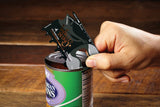 Wallet Ninja Multitool Card – 18 in 1 Credit Card Multi-Tool (Bottle Opener, Can Opener, Screwdrivers, Phone Stand & More) – Black