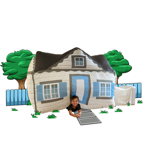 The Original Patented AirFort - Build A Fort in 30 Seconds, Inflatable Fort for Kids, Play Tent for 3-14 Years, A Playhouse Where Imagination Runs Wild, Fan not Included (Starry Night)