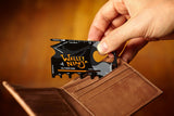 Wallet Ninja Multitool Card – 18 in 1 Credit Card Multi-Tool (Bottle Opener, Can Opener, Screwdrivers, Phone Stand & More) – Black
