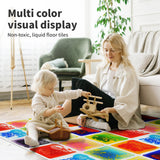 Art3d Liquid Fusion Activity Play Centers for Children, Toddler, Teens, 12" X 12" Pack of 9 Tiles