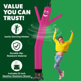 LookOurWay Air Dancers Wacky Waving Inflatable Tube Man Set - 10 Feet Tall Inflatable Dancing Man with Blower - Red