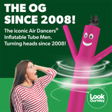 LookOurWay Air Dancers Wacky Waving Inflatable Tube Man Set - 10 Feet Tall Inflatable Dancing Man with Blower - Red