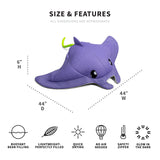 Big Joe Pool Petz Animal Pool Toy Float, Quick Draining Fabric
