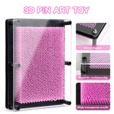 3D Pin Art Sensory Toys for Kids 5-7, Pin Art Board Impression Sensory Toys for Kids with Autism, Autism Gifts for Autistic Children Age 3, 4, 5, 6, 7, 8, 9, 10+ Years Old Boys Girls