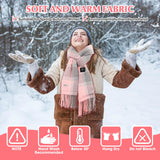 Heated Scarf for Women Rechargeable Neck Warmer, Scarves for Men Winter Warm Intelligent Electric Heating Scarf…