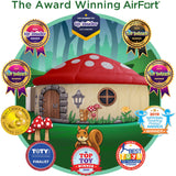 The Original Patented AirFort - Build A Fort in 30 Seconds, Inflatable Fort for Kids, Play Tent for 3-14 Years, A Playhouse Where Imagination Runs Wild, Fan not Included (Starry Night)