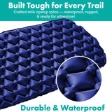 Ultralight Sleeping Mat - Inflatable & Compact Camping Air Mattress for Backpacking, Hiking