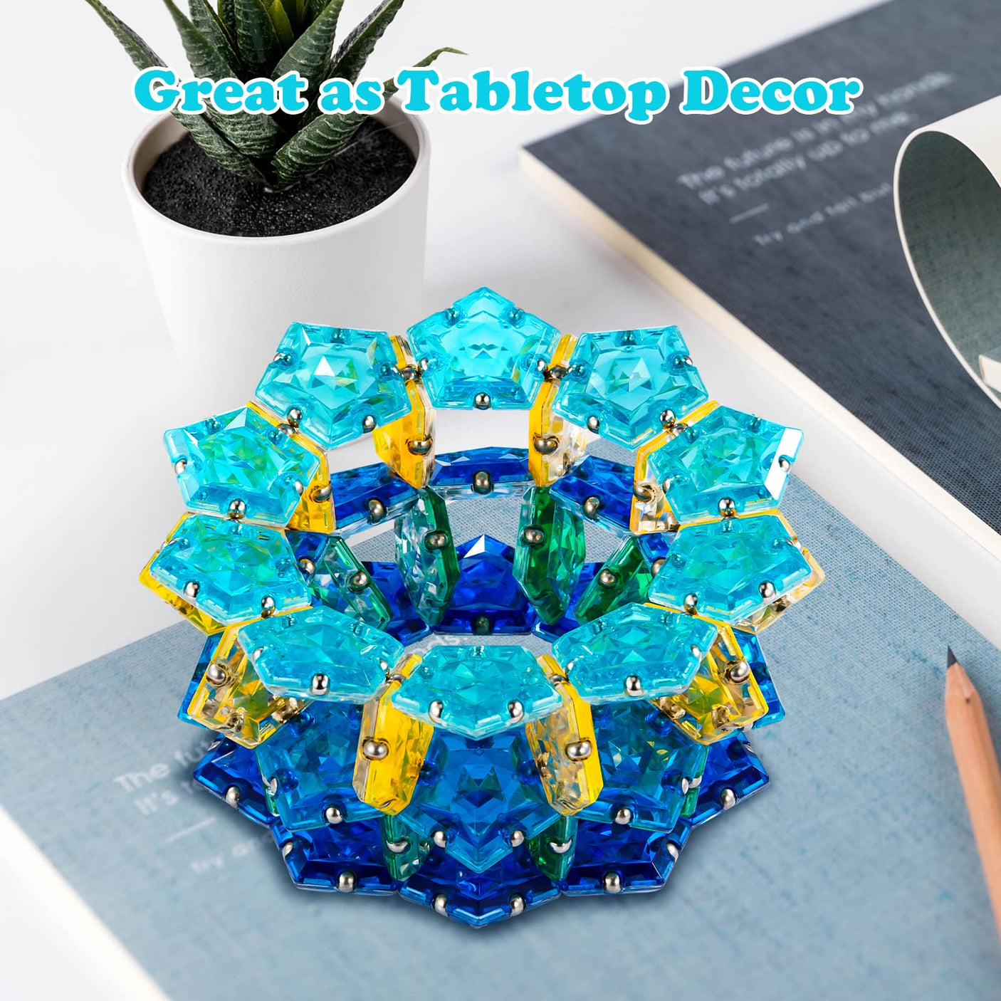 Magnetic Fidget Sphere Stress Relief Toys for Adults Kids, Anxiety Sensory Fidget Toys with Strong Neodymium Magnets, Desk ADHD Focus Tool Gift for Men Women (2.67'' Travel-Safe Toy Ball)