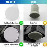 MAXTID Large Door Draft Stopper for Bottom of Doors 36” Under Door Draft Noise Blocker Black Gap Stoppers Door Draft Guard for Bottom of Doors Adjustable Door Seal Sweep Draft Home Essentials Gadgets