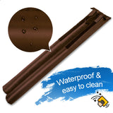 MAXTID Large Door Draft Stopper for Bottom of Doors 36” Under Door Draft Noise Blocker Black Gap Stoppers Door Draft Guard for Bottom of Doors Adjustable Door Seal Sweep Draft Home Essentials Gadgets